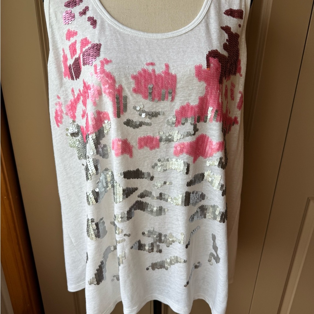Lane Bryant Sequin Tank Top